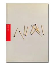 Cover of an OPOS design book with matchsticks arranged into abstract shapes